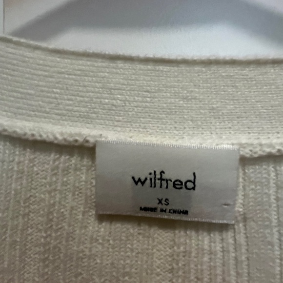 Aritzia Wilfred Plunge Front Cardigan XS - Picture 4 of 6